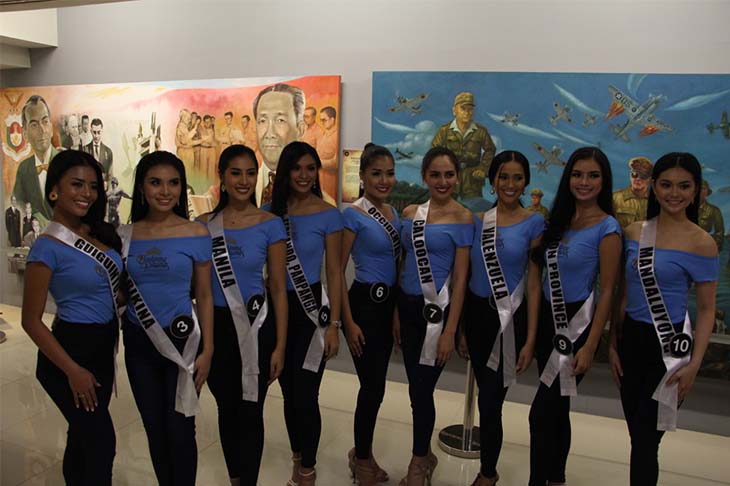 Binibining Pilipinas 2020 candidates tours Gateway Gallery Museum